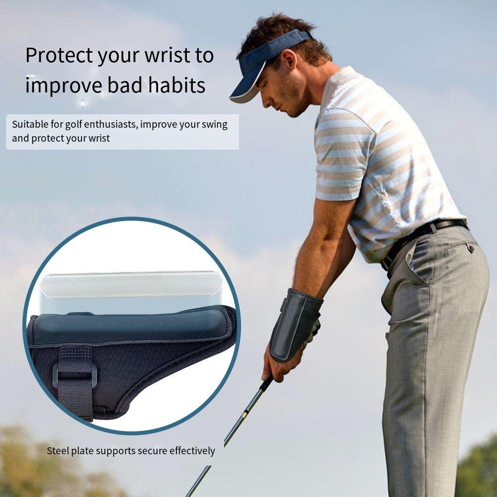 Hand Position Fixer Golf Wrist Brace Wrist Flip Preventer Golf Swing Trainer Aid  Practice Tool