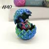 Desktop Ornament 3D Printed Dragon Egg Vibrant Color Small Size Miniature Statue Stress Relief Fidget Toy Adorable Cartoon Dragon-themed Desk