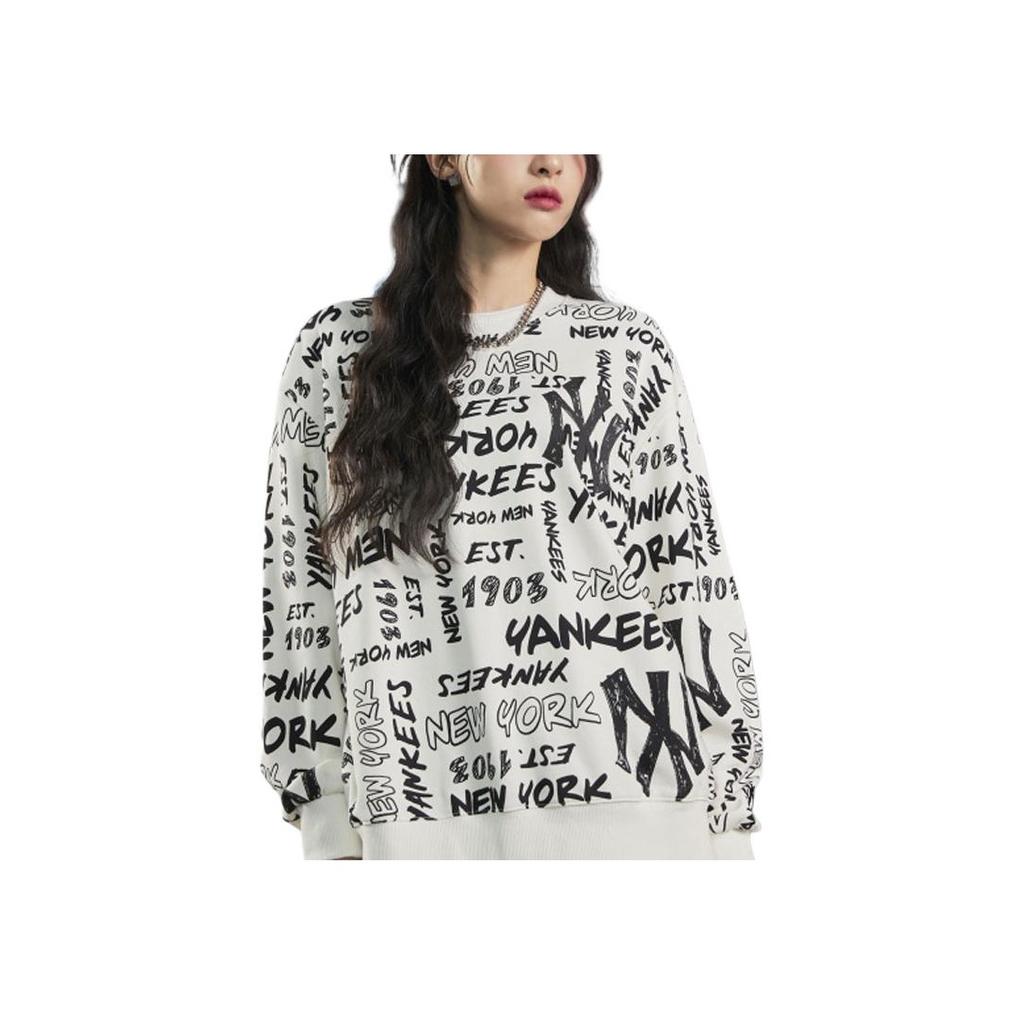 New MLB New York Yankees Sweatshirts Unisex White 3AMTZ0124-50IVS