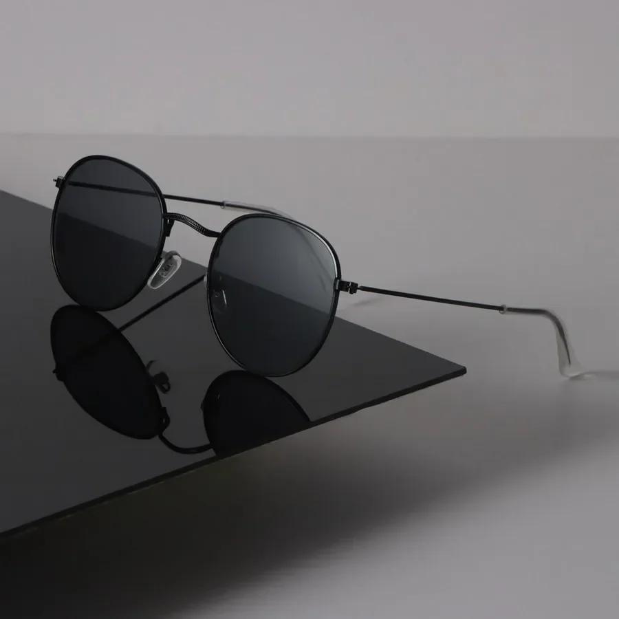 

Small Round Sunglasses Women Men Retro Luxury Female Male Mirror Clear Designer Eyewear Sexy Brand Black Sun Glasses Other