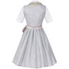 German Beer Festival Dress Suspender Dress Lace Blouse 3 Colors Breathable Polyester Costume Outfit