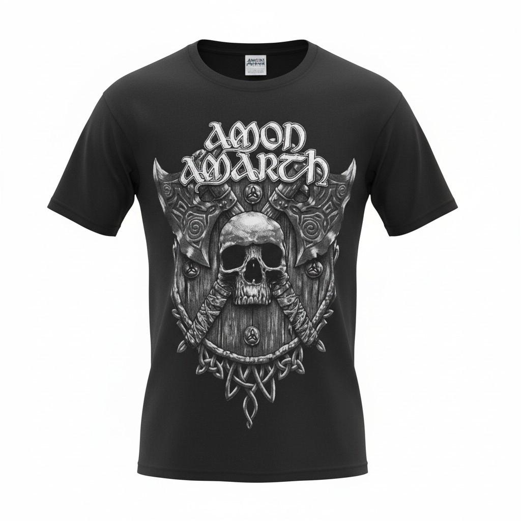 Amon Amarth Tshirt Double Sided Size L See Photos For Measurements #1567 XXXL
