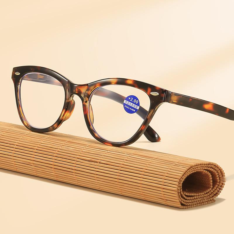 3Pcs Anti-Blue Light Ladies Floral Reading Glasses Fashion Printing Presbyopia Eyeglasses Degree +1 +1.5 +2 +2.5 +3.0 +3.5 +4.0