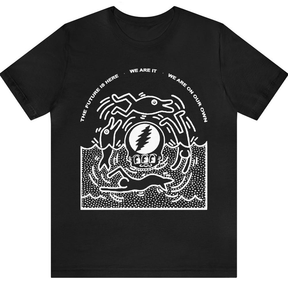 New! Keith Haring The Future Is Here Cotton Shirt Unisex Concert S to 5XL MQ474 Unisex T-Shirt S
