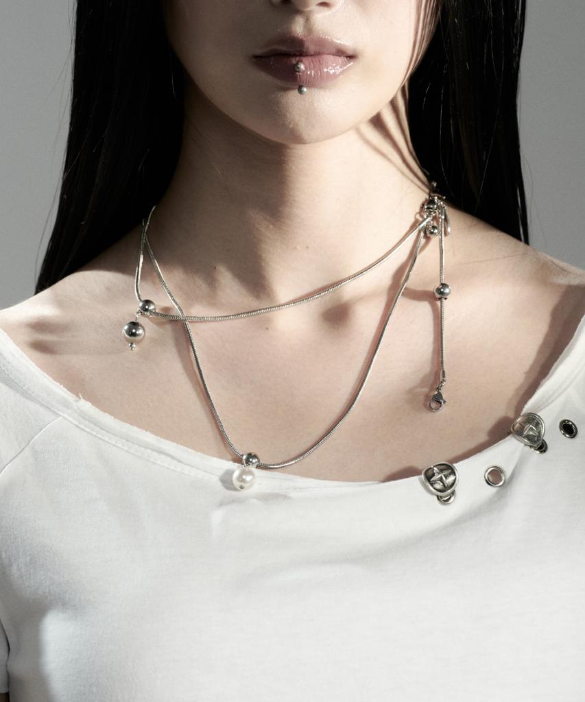 Sentiments No.733 [Silver] Necklace