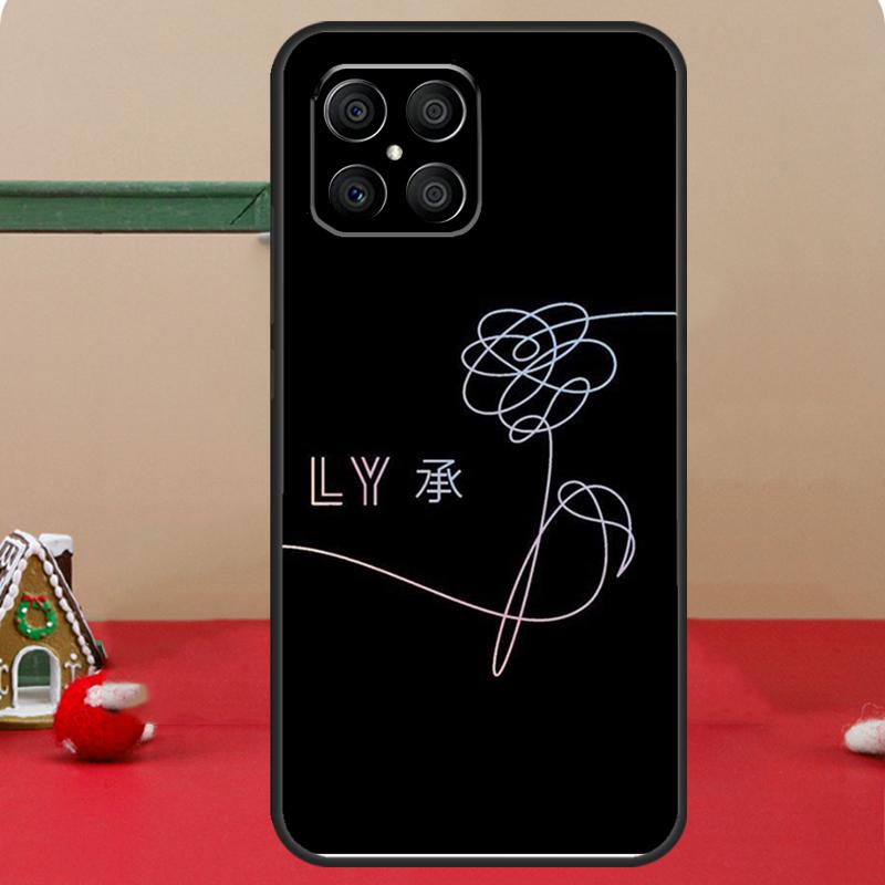 Love Yourself Flower Kpop Case For Honor Magic 7 Lite 5 6 8 Pro Honor 400 200 50 70 90 X8c X8a X8b X9a X9b X9c Cover