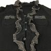 LEs LALIQUE Unused Tag Cardigan Black Size 9R(USED)