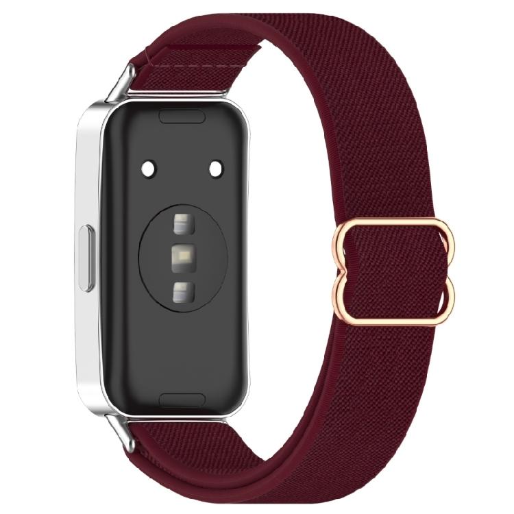 Comfortable Elastic Bracelets Watchband for Band 8 9 10 Adjustable Nylon Watch Strapped Belt for Daily Activity