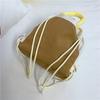 Rucksack mit zwei Schultergurten und Zugbeuteltasche, Zweischultertasche, Greifautomaten-Puppe Handtasche