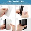 Hair Straightener Holder Wall Mount, Stainless Steel Blow Dryer and Curling Iron Holder, Adhesive Bathroom Hair Tools Organizer and Storage for