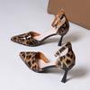 Summer 2026 Fashion Leopard Sandals Women's High Heels