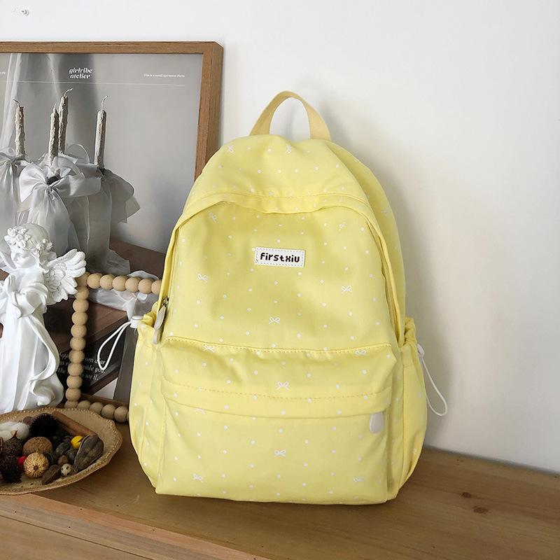 Printed Backpack Junior High School Student Lightweight Schoolbag Women's Travel Large Capacity Backpack