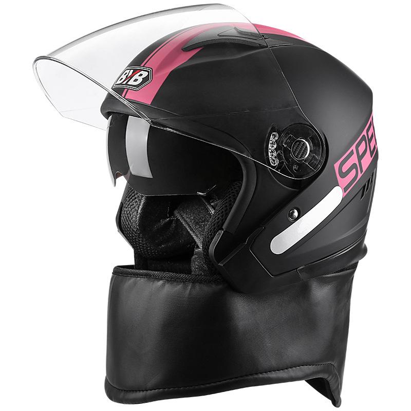 3C Certified Helmet Motorcycle Electric Vehicle Helmet Four Seasons Universal Anti-fog Dual Lens Motorcycle Helmet