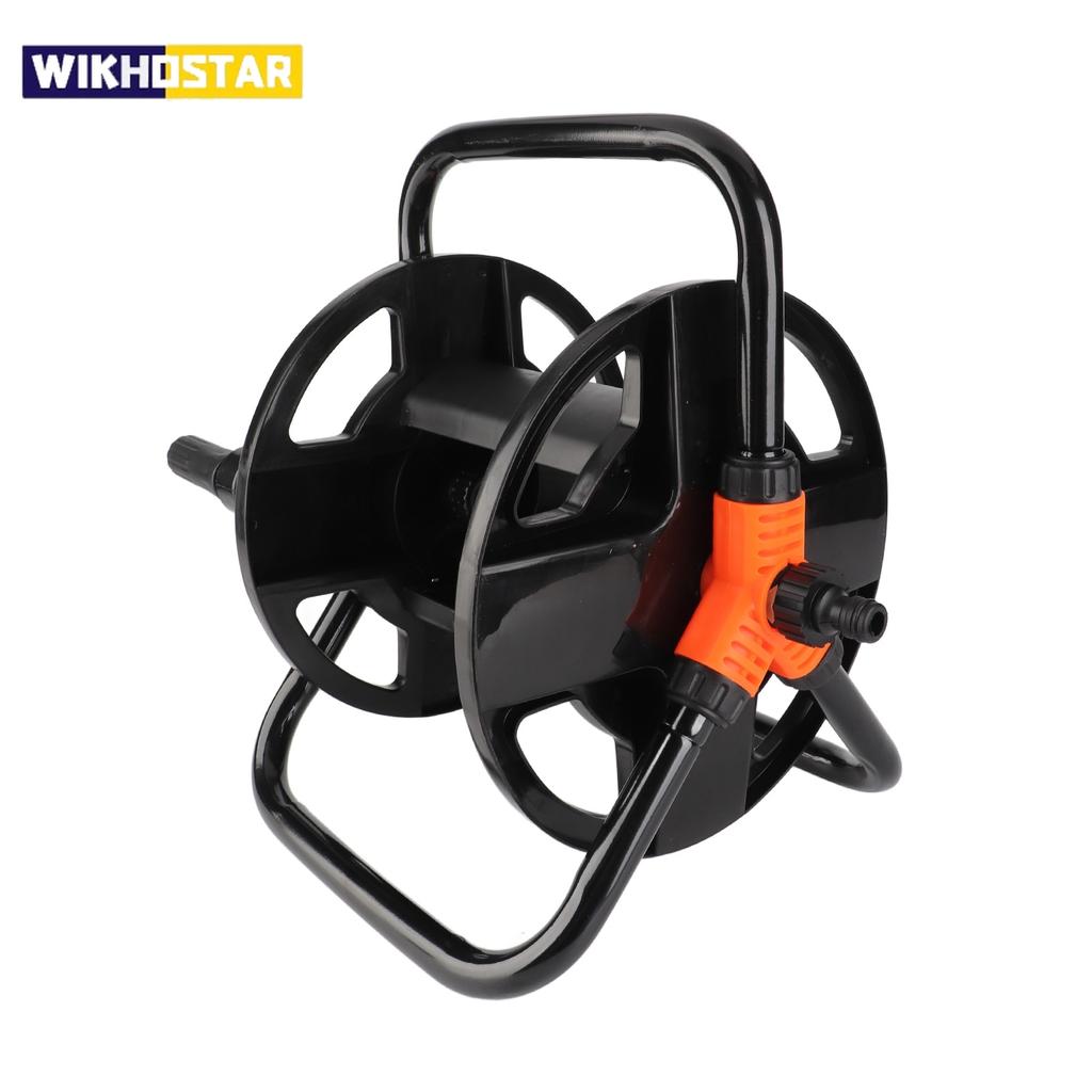 DIY Hose Reel Portable Water Pipe Storage Rack Single Arm Pipe Coiler Garden Supplies