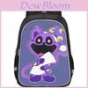 Spacious Smiling Critters Large Capacity School Backpack For Kids Lightweight Oxford Fabric