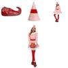 Buddy's Musical Christmas Elf Cosplay Costume For Adults Kids