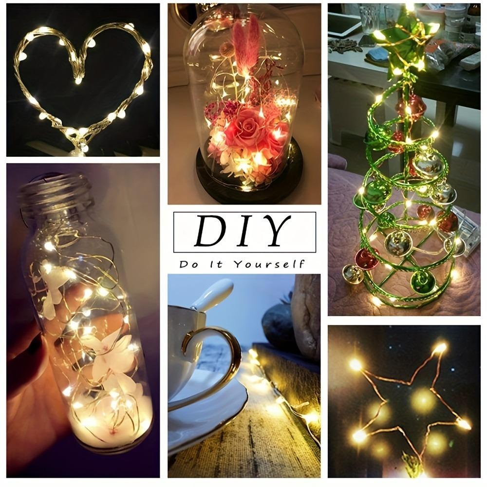 1PC 118.11/196.85 Battery Box Wreath LED Wedding Decoration Home Party Decoration Fairy String Light