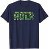 2026 Hulk T-shirt Cartoon Stripfiguur Unisex Korte Mouw Puur Katoen Relaxte Pasvorm Eenvoudige Ronde Hals Vrijetijds Top voor Mannen Vrouwen Unisex