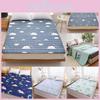 Cot Mattress Toppers Breathable Cotton Durable Resistant Fabric Students