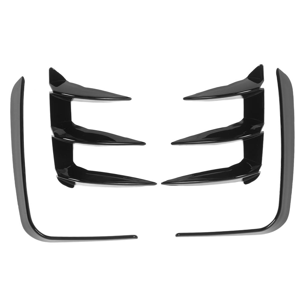 4Pcs Rear Bumper Side Splitter Glossy Black Stylish Rugged Rear Bumper Wind Knife For X3 G01 LCI M Sport