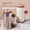 Smart Temperature Display Coffee Cup 450ml, 316 Stainless Steel Vacuum Insulated Thermo Bottle, Portable Thermal Mug for Office
