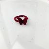 Anello Trendy Ragazza Carina Dolce Fioccato con Fiocco Retro Anello Dito Indice Moda di Nicchia Anello Semplice