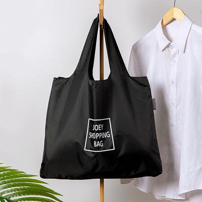 Foldable Shopping Bag, Reusable Grocery Tote, Lightweight Oxford Cloth, Portable Travel Shoulder Bag, Large Capacity