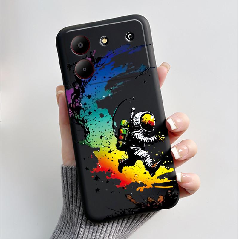 For ZTE Blade A54 Case Protective Soft Silicone Flower TPU Covers for ZTE BladeA54 4G Bumper For Blade A34 A 54 Phone Cases Bag