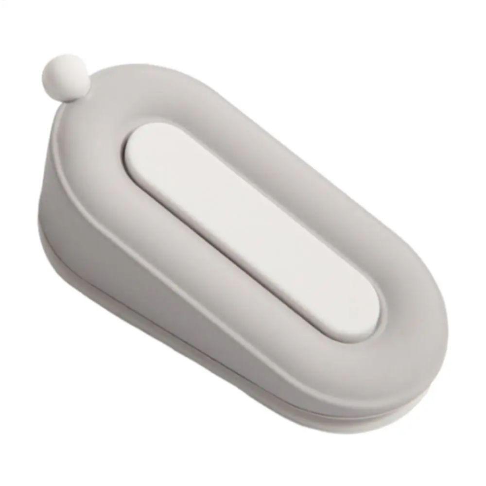 Removable Door Stopper Doughnut Shape Silicone Material Door Stop Stoppers Suction Design Adhesive Base Wind Resistance Mat