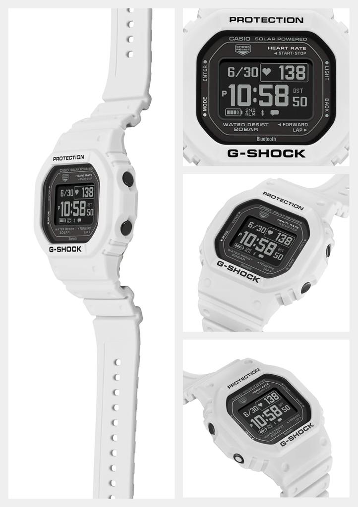 Hodinky na monitor srdečního tepu s Bluetooth Bílá [Casio] G-Shock [] G-SQUAD DW-H5600-7JR pánské