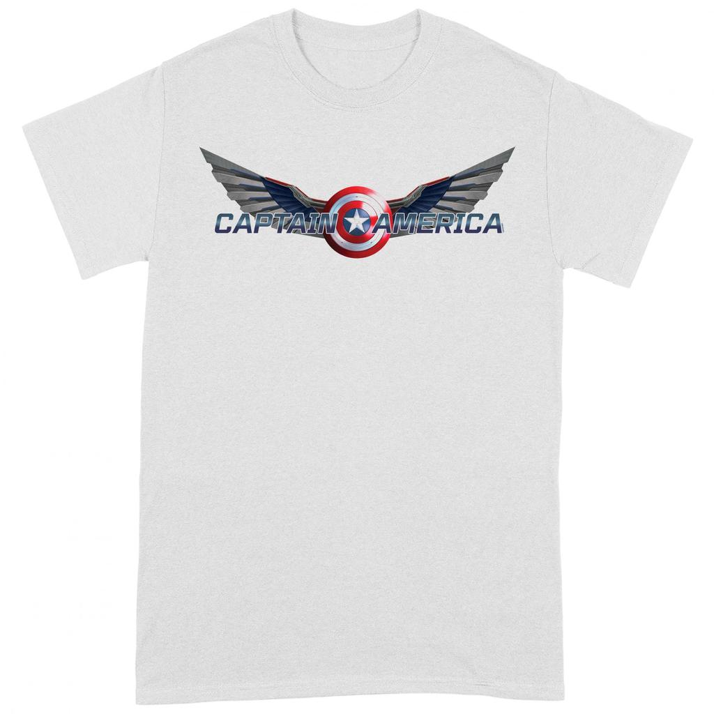 Captain America Unisex Erwachsenen Logo T-Shirt