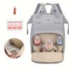 A Multifunctional Travel Mommy Backpack Diaper Bag Maternity Diaper Changing Bag Suitable for Travel Strollers