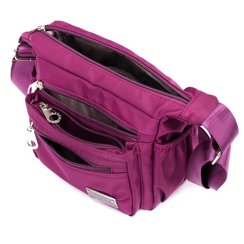 Nylon cloth messenger bag women's 2025 new fashion trendy middle-aged women's bag Korean version casual shoulder bag