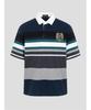 Binpolmen Heritage Club Rugby Collared T-Shirt Ash