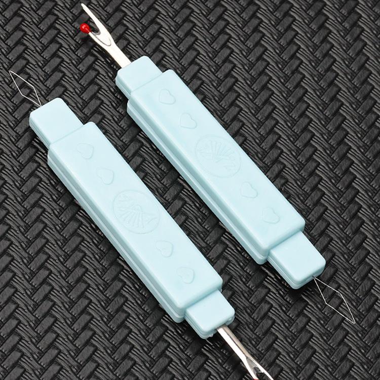 Dual-End Needle Threader & Seam Ripper - Multifunctional Sewing Tool for Cross Stitch & Elderly Use