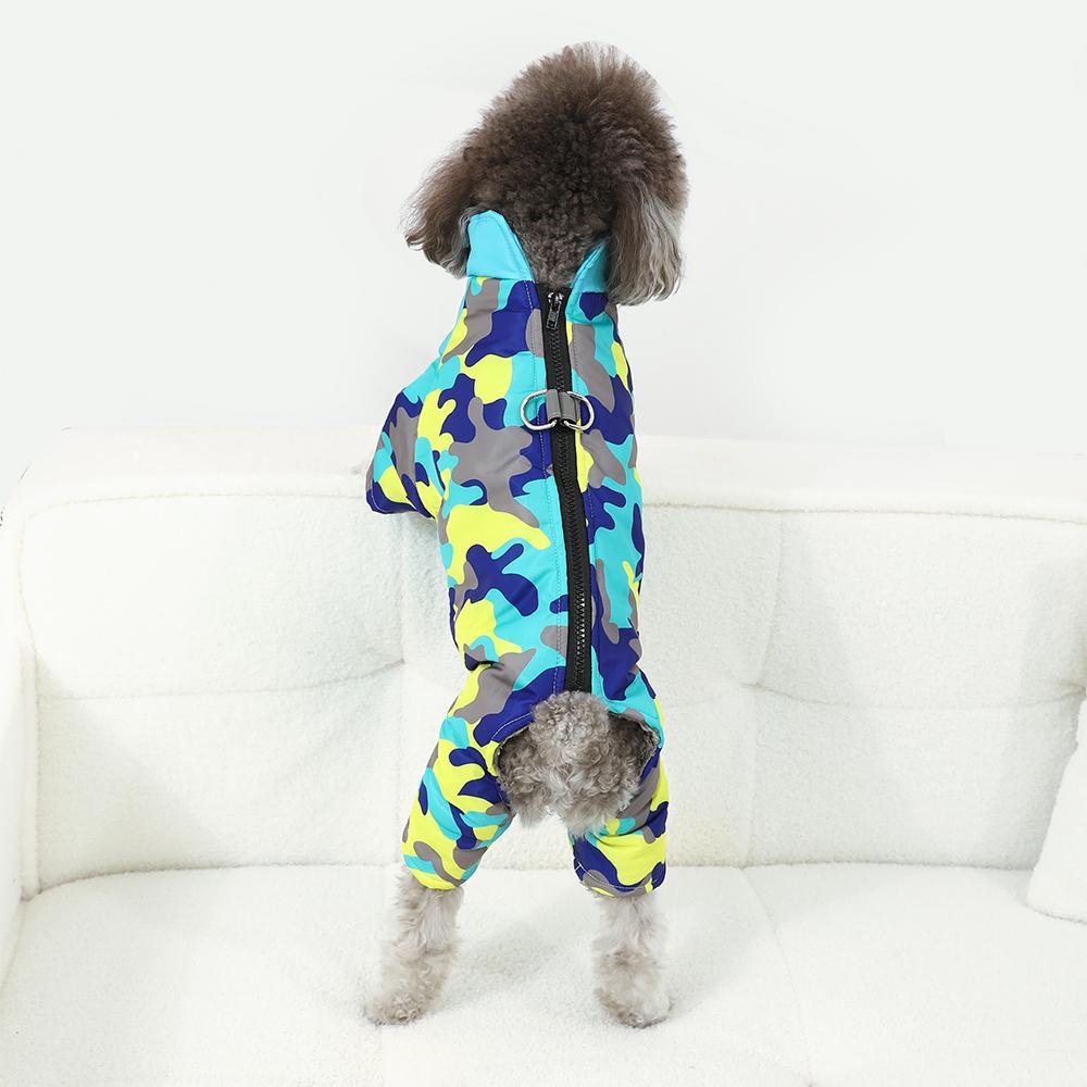 Winter Pet Dog Overalls For Small Medium Dogs Jumpsuit Coat With Fur Soft Fleece Puppy Jacket Chihuahua Costume French Bulldog Outfits