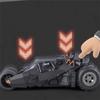 1/18 Classic Movie Car 2008 Bat-mobile Alloy Bat Sports Car Model Diecast Metal Race Combat Vehicles Model Sound Light Kids Gifts