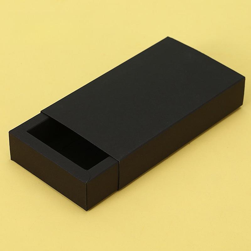 With Clear PVC Window Delicate Drawer Display  Kraft Paper Gift Packing Case Wedding Party Cookie Candy Boxes Anniversary Birthday Gift Boxes 10pcs