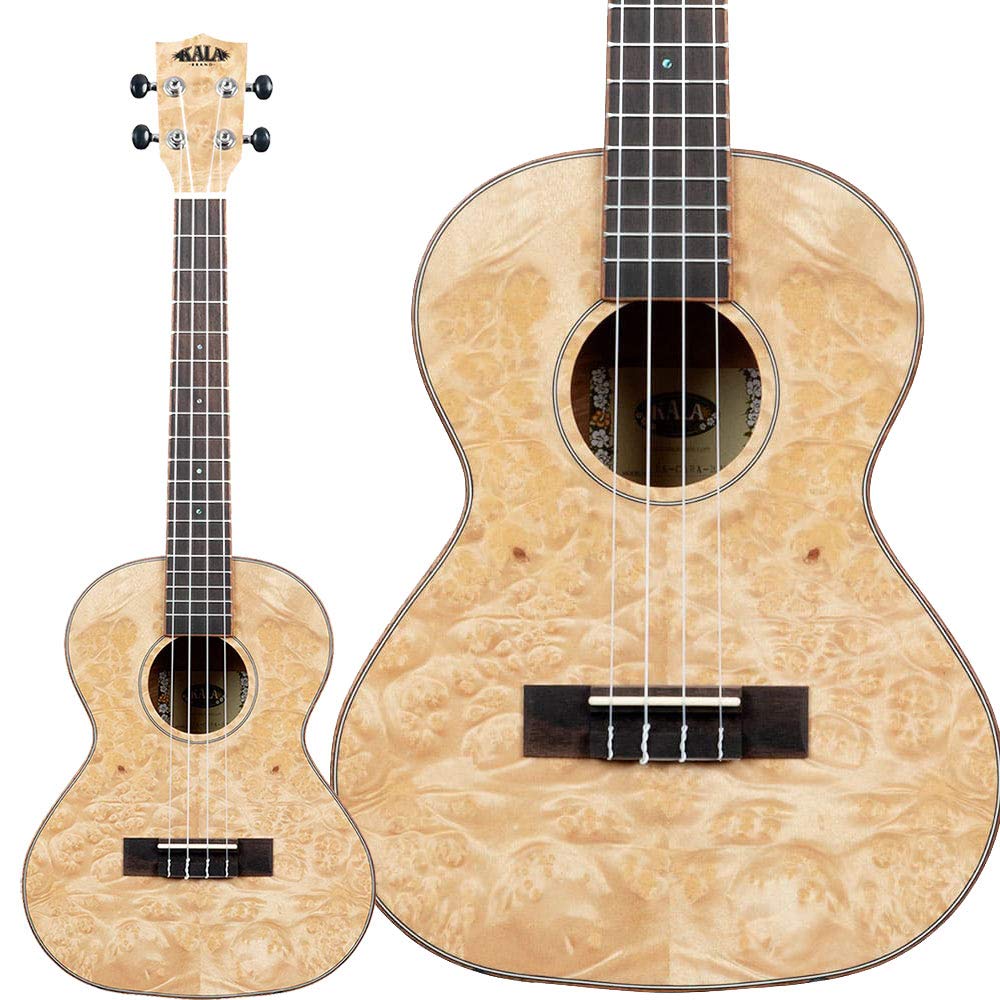 

KALA Ukulele Exotic Burl Series Корпус из кипариса Тенор Соленая карамель KA-CARA-BUR-T (Чехол в комплекте) []