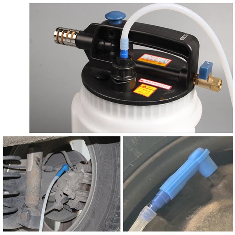 Brake Oil Changer Connector Emptying Tool with 1.2m Oil Pumping Pipe Brake Oil Replacement Tool for Car Vehicles Accessories