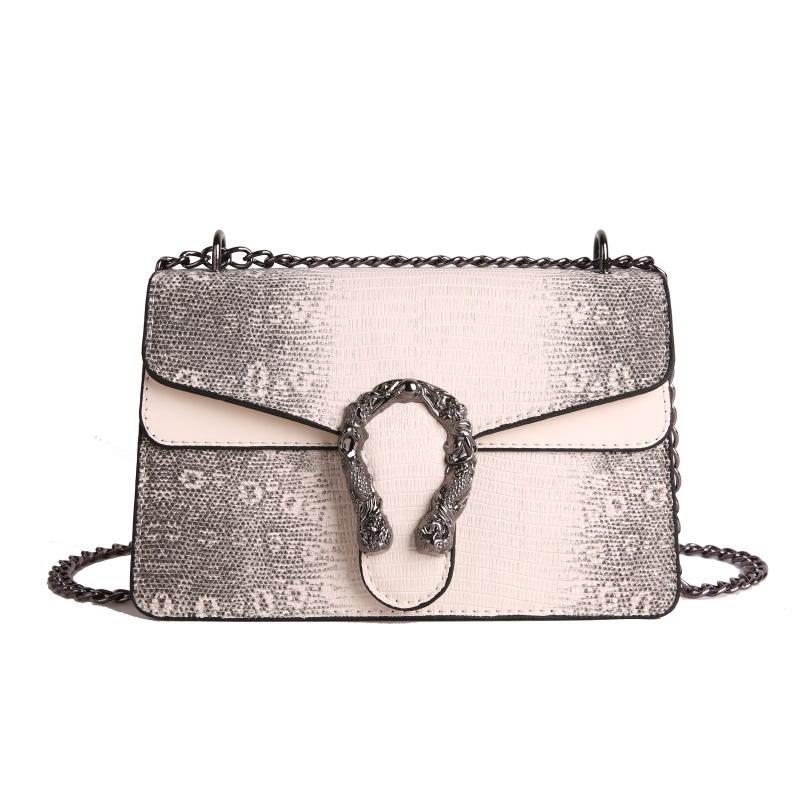 New High-end Fashion Contrasting Bag Single Shoulder Messenger Women's Bag