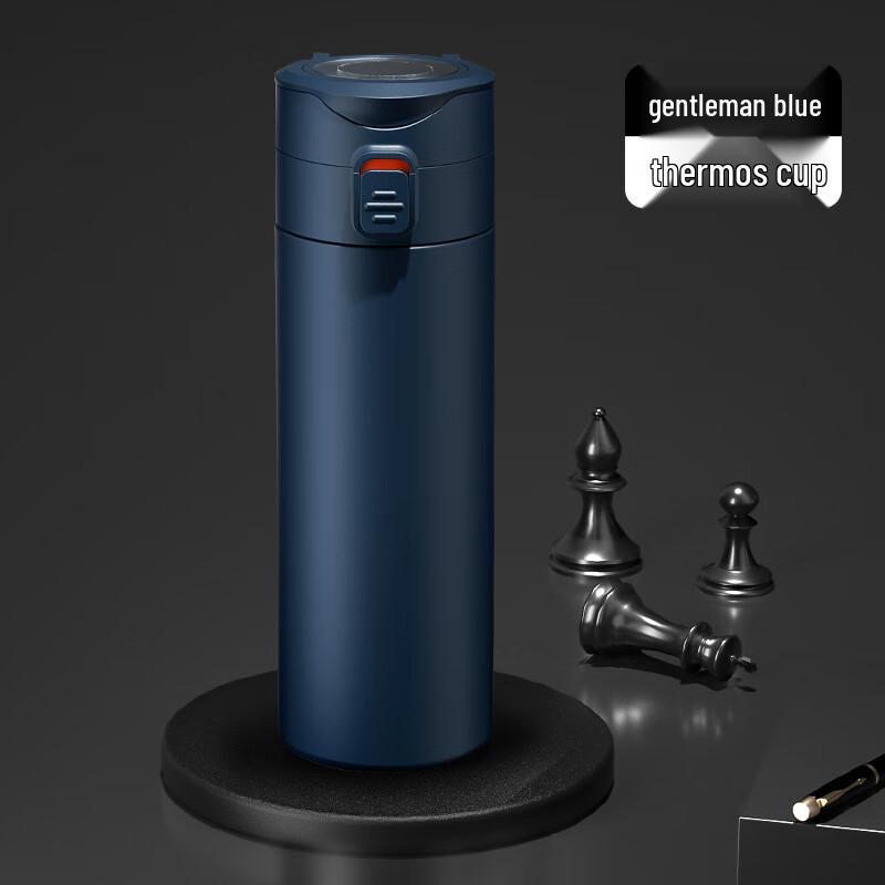 TLAKEHO 450ml Insulated Stainless Steel Tea Tumbler