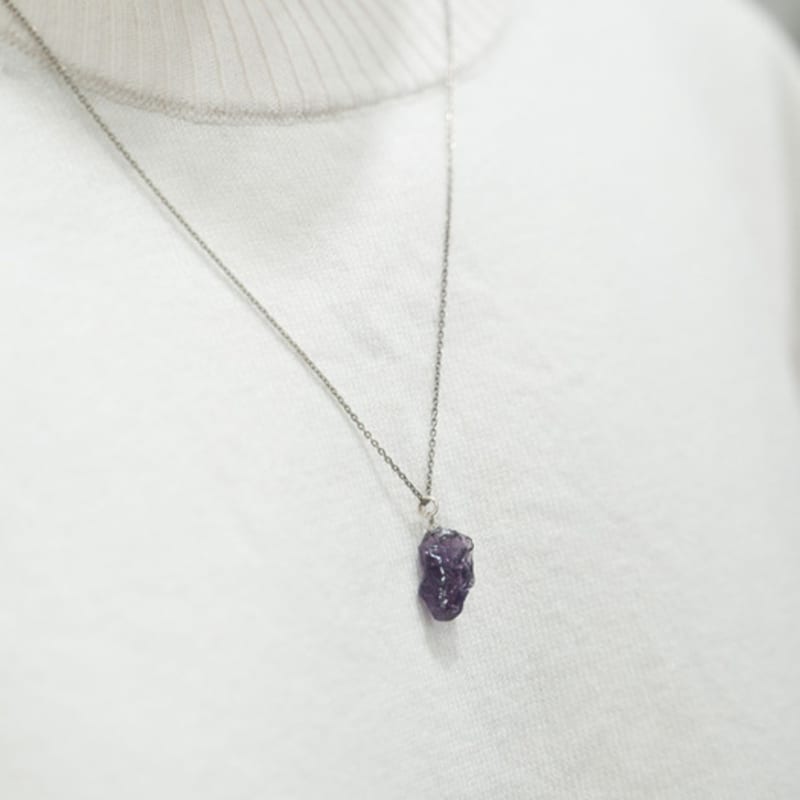HARANG HR 300N_ Amethyst Necklace