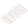 50Pcs Rose Gold Straws Rose Gold Durable Nontoxic Paper Elegant Design Gold Paper Straws with Cards Stickers