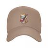Rock Cat Playing Guitar Cartoon Guitar Cat Baseball Caps Snapback Men Women Hats Adjustable Cap Hip Hop Baseball Hat Casquette