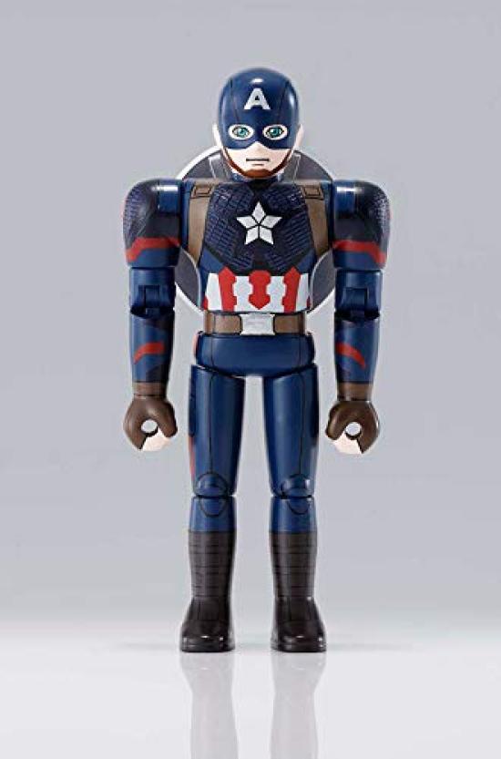 TAMASHII NATIONS Chogokin HEROES Avengers Captain ca. 100mm und ABS bemalte Actionfigur America, Diecast