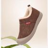 Women's Large Size Soft Sole One Foot Stirrup Winter Warm Fur One Snow Boots Padded Lined Ankle Boots Anti-slip Hiking Sports Cotton Boots