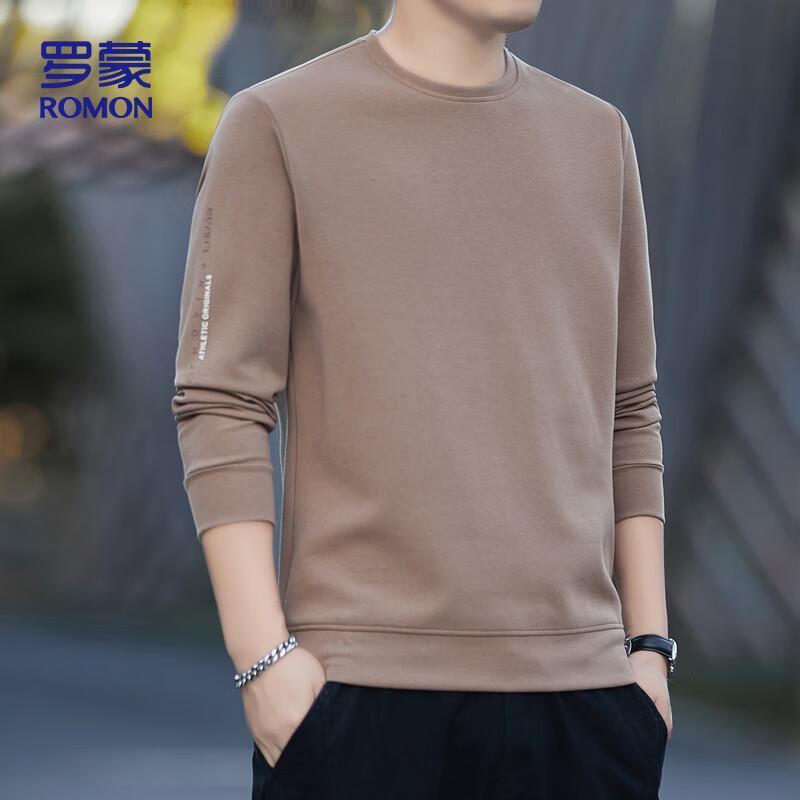 

ROMON Men s Round Neck Pullover Sweatshirt 8170 6XL
