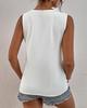 Women's V-neck Lace Loose Short Sleeve Top - Elegant Commute Style