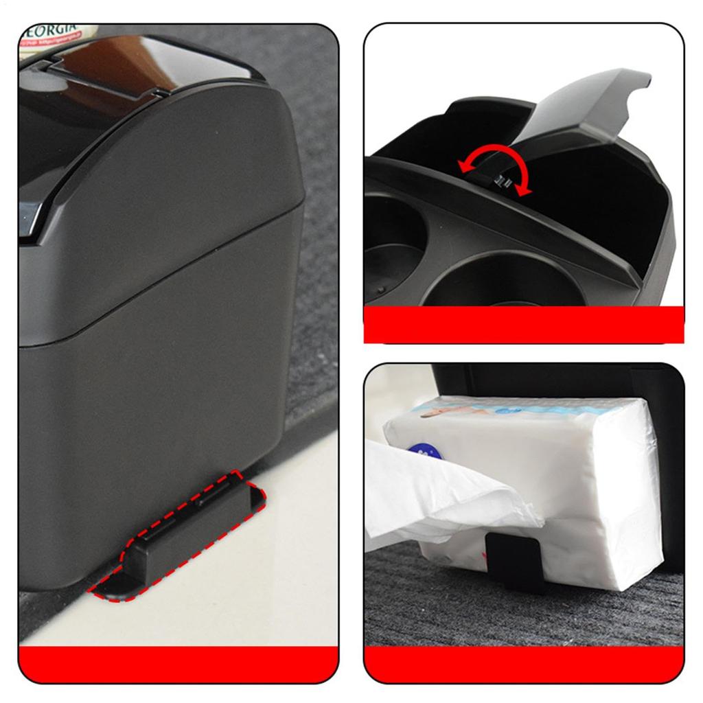 Car Console Organizer with Cup Holder, Car Cup Holder Trash , Vista Center Console